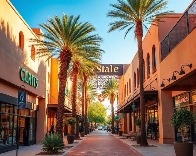 Old Town Scottsdale neighborhood in Scottsdale Arizona